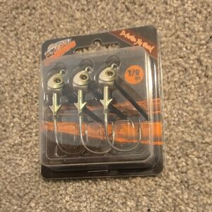 DOBYNS SB Head Heavy Hook with Guard 3/8 oz Shad Jig Heads Fishing Outdoor NEW